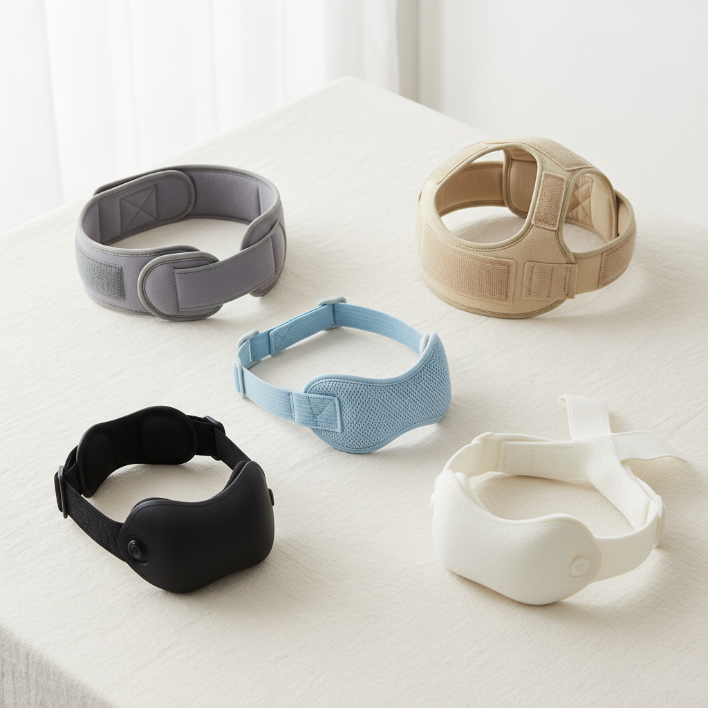مجموعة متنوعة من أحزمة الذقن لأجهزة CPAP