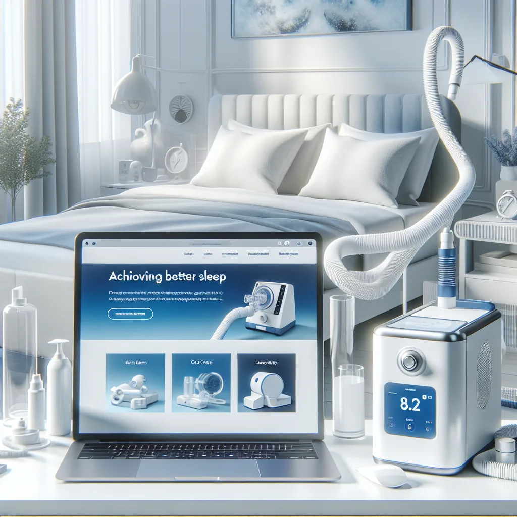 مستخدم يراجع ماسك جهاز CPAP قبل النوم لتقليل عدم الراحة