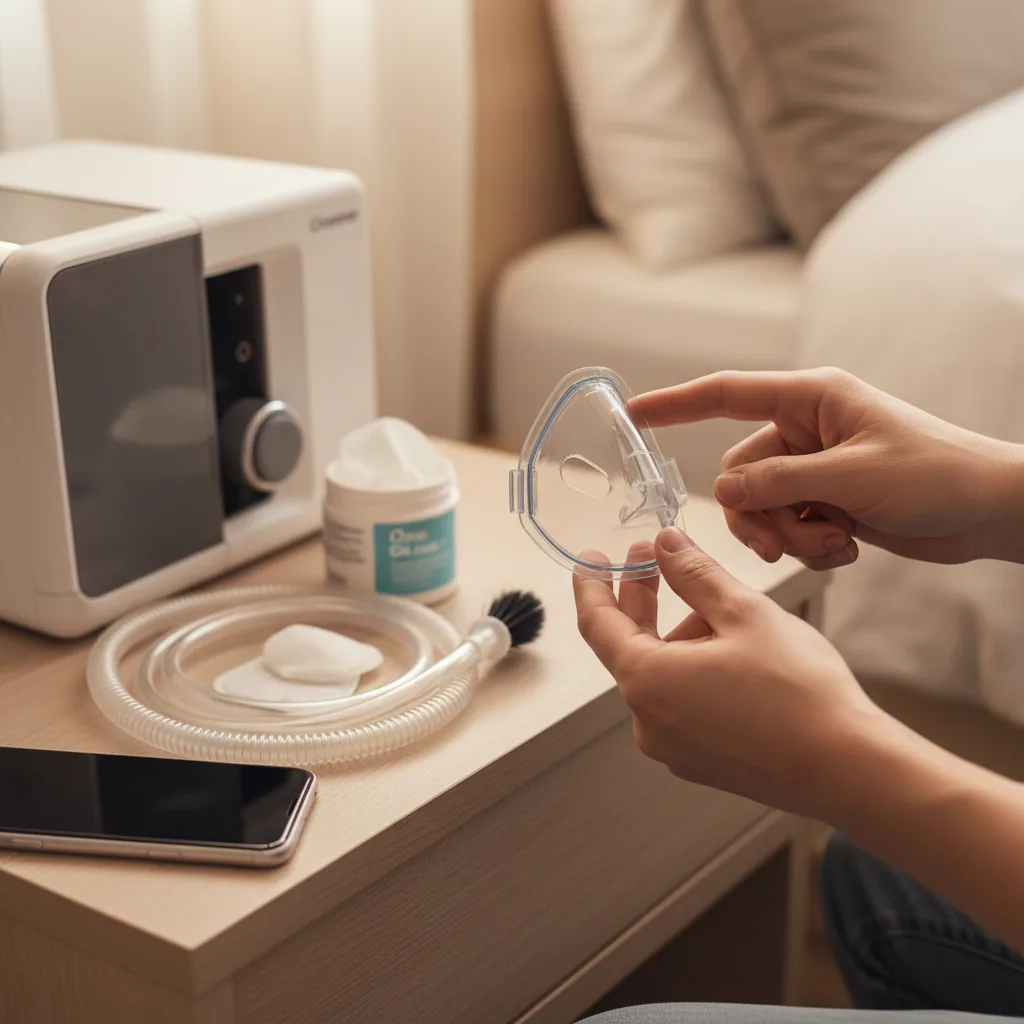 ماسك CPAP يحتاج مقاسًا وضبطًا مناسبين لتجنب التسريب