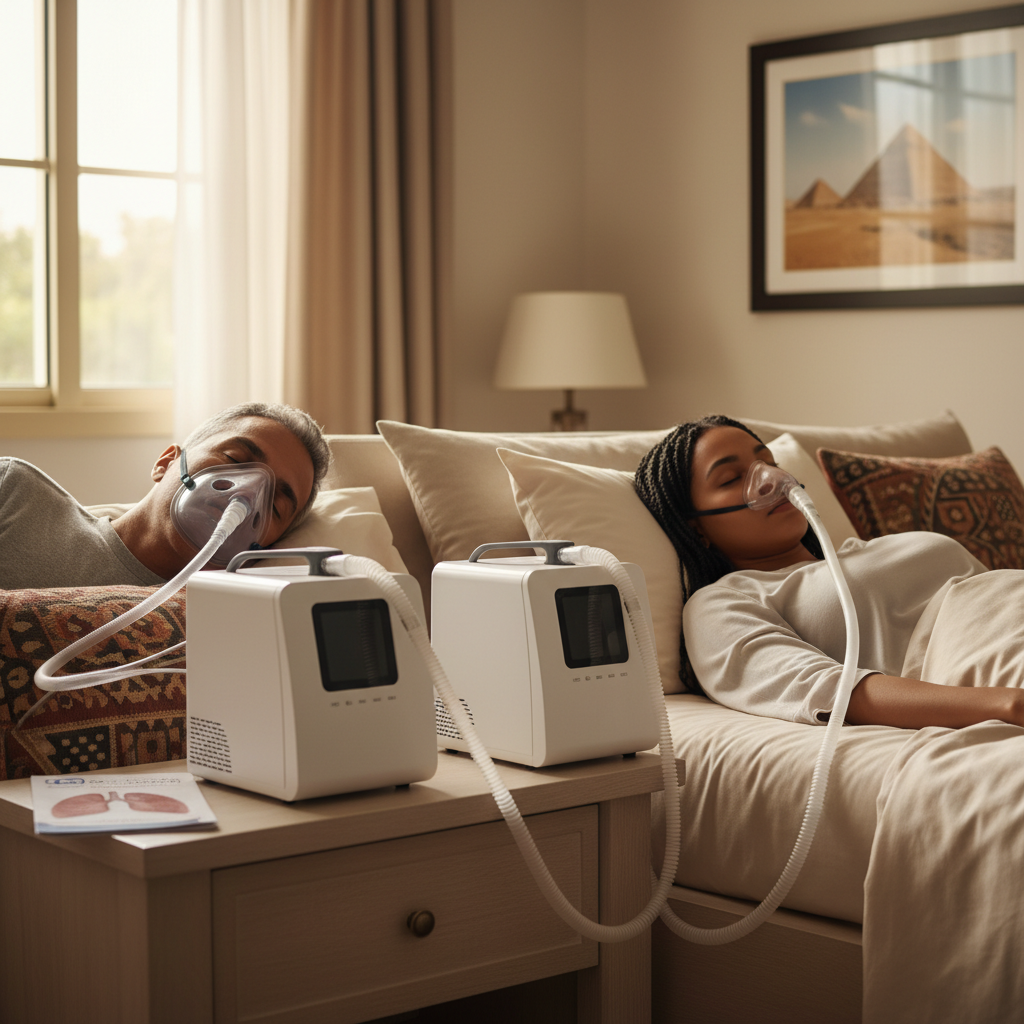 صورة توضيحية لمقال الفرق بين Full Face Mask و Nasal Mask في أجهزة CPAP وBiPAP: دليلك العملي للاختيار الصحيح