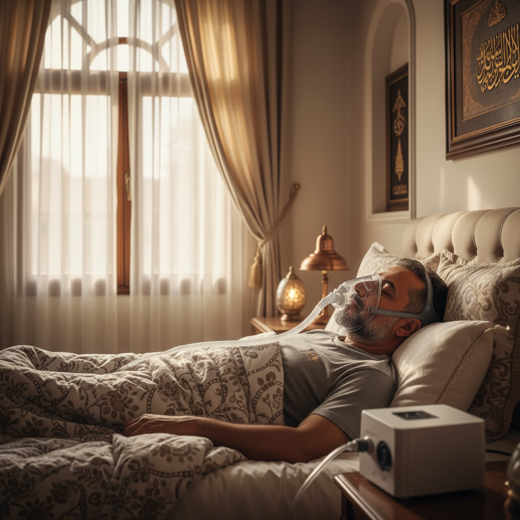 صورة توضيحية لمقال الفرق بين Full Face Mask و Nasal Mask: دليلك لاختيار القناع المثالي لجهاز CPAP/BiPAP في البيت
